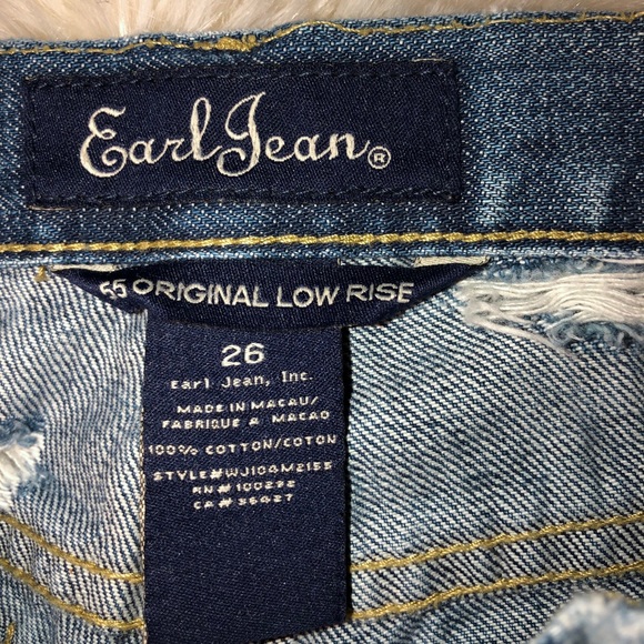 Earl jeans distressed jeans low rise - Picture 2 of 4